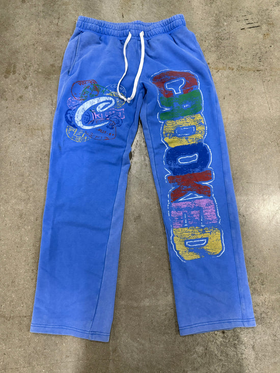 “Blue” Crooked Sweatpants