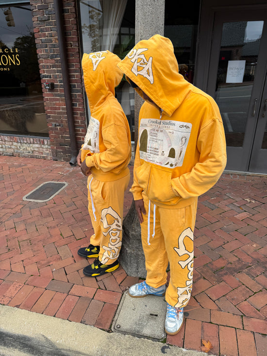 Yellow Crooked Sweatsuit