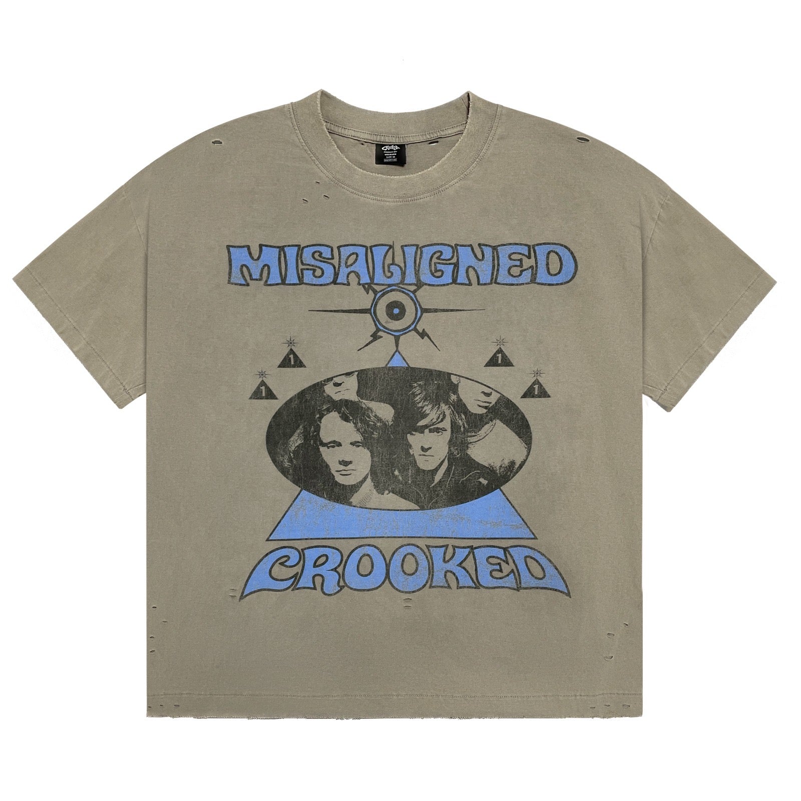 "Grey" Band Tee