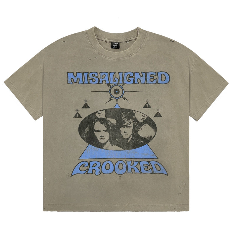 "Grey" Band Tee