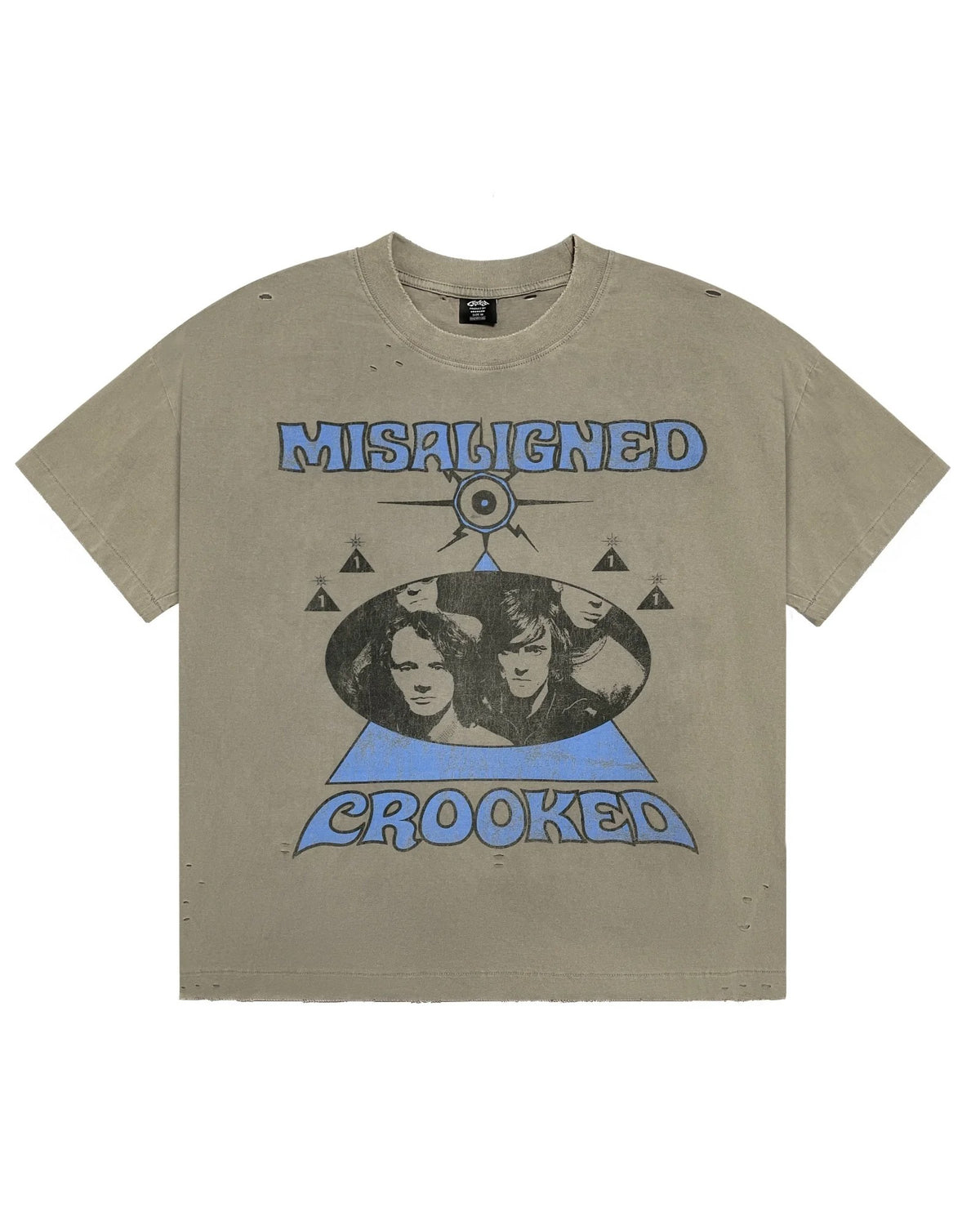 "Grey" Band Tee
