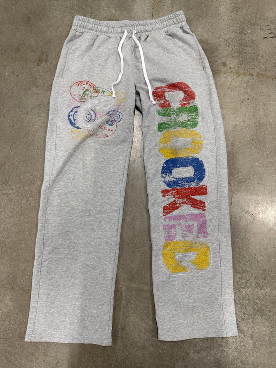 “Gray” Crooked Sweatpants